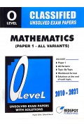 GCE O Level Classified Mathematics Paper 1 2020